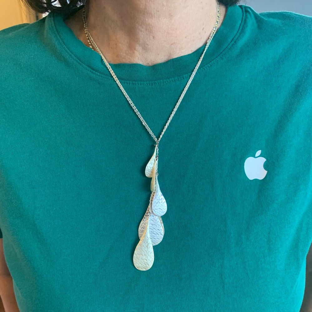 Laundry by Shelli Segal silver necklace, NWOT